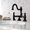 Kingston Brass KS3915PL Restoration Bathroom Bridge Faucet, Oil Rubbed Bronze KS3915PL - alternate 5